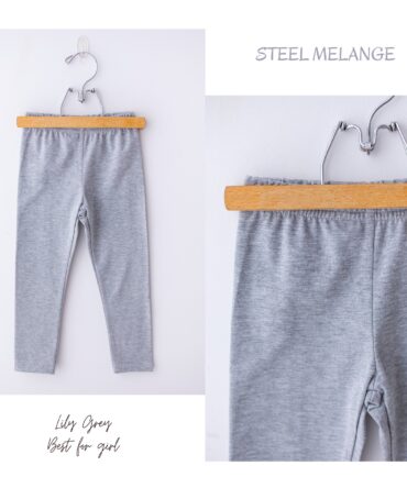 Getry legginsy steel melage  98-152 Lily Grey