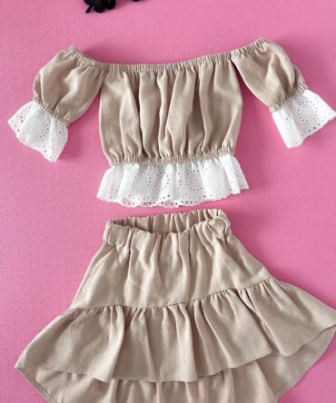 Komplet BOHO beżowy 98-140 Kaya