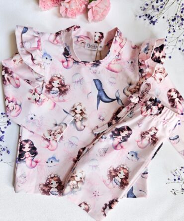 Strój kąpielowy syrenki dziewczęcy z ochroną przeciwsłoneczną UPF 50+ Helen