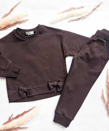 Dres bluza + spodnie czekolada Helen