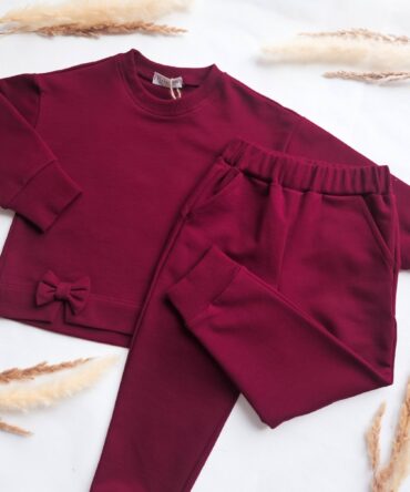 Dres bluza + spodnie bordowy Helen
