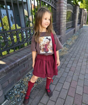 Bluzka dla dziewczynki czekoladowa Igomill