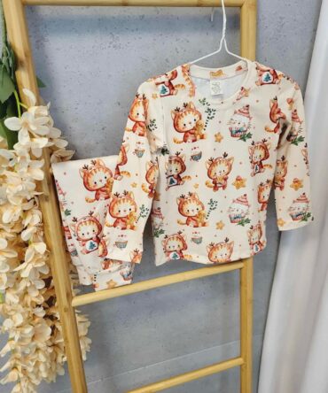 Piżama dla dziewczynki świąteczna Haydi