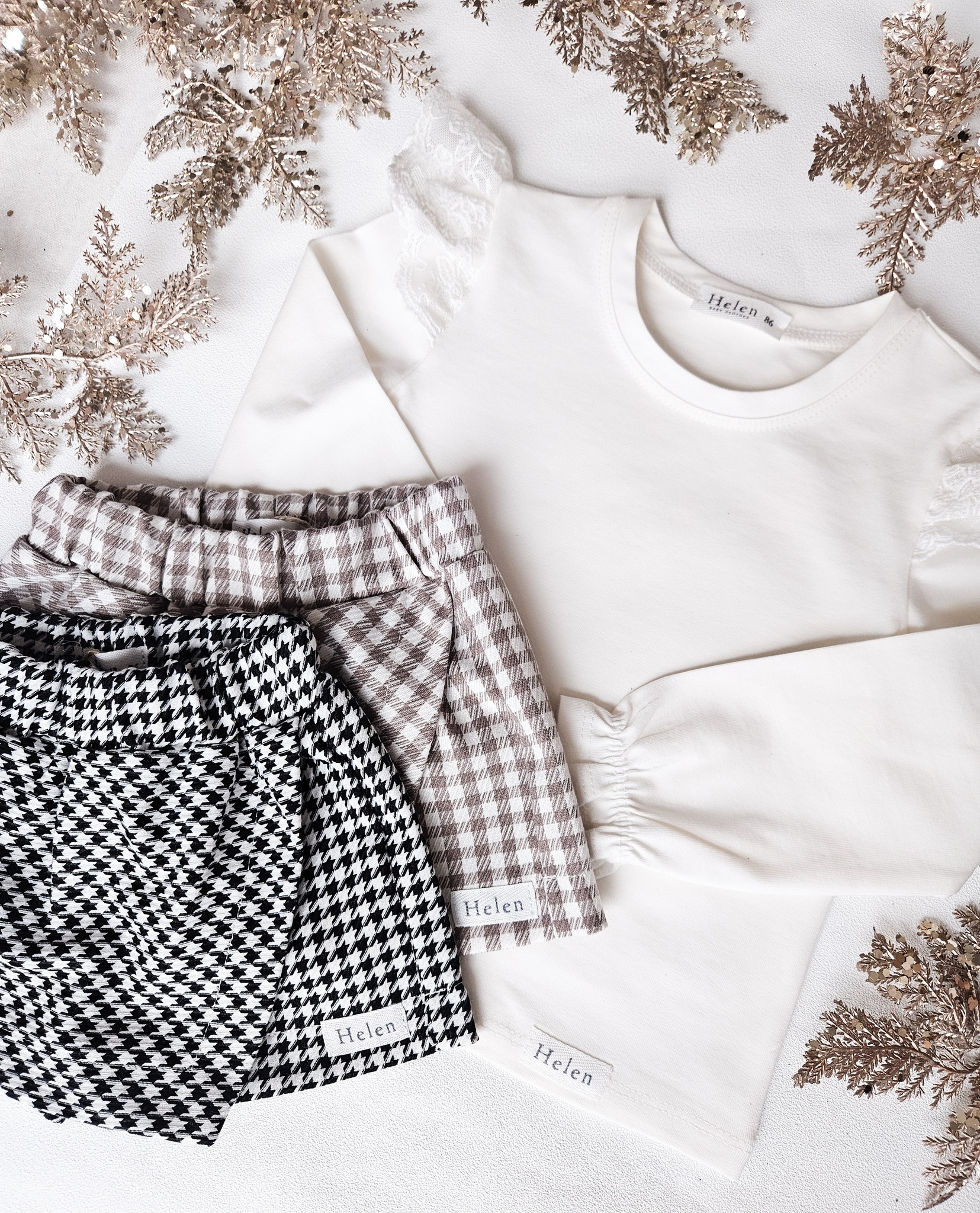 Spódnico - spodenki w pepitkę Helen - obrazek 3