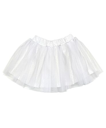 Spódniczka tiulowa dla dziewczynki biała Chrisma