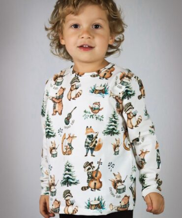 Bluzka dla chłopaka świąteczna orkiestra Chrisma