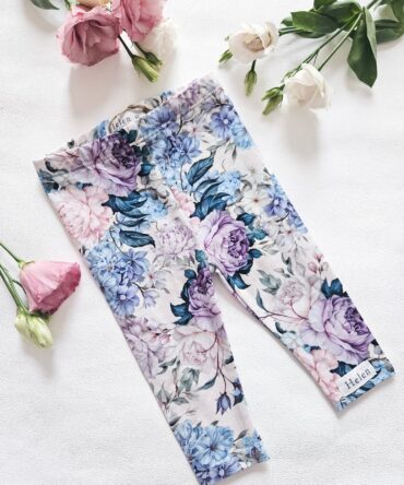 Legginsy dla niemowlaka delikatny ogród Helen