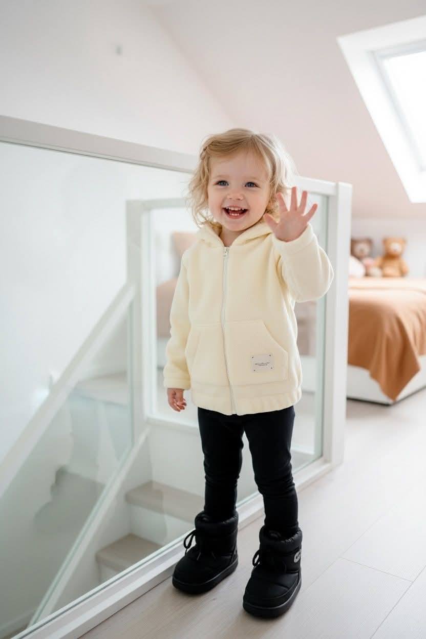 Bluza polarowa CYTRYNOWA dla dziecka Zula handmade - obrazek 3