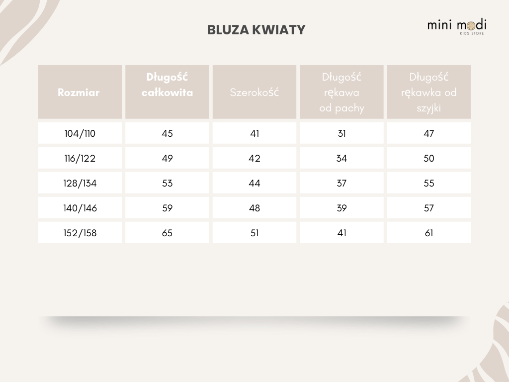 Bluza dziewczęca w niebieskie kwiaty Igomil - obrazek 4