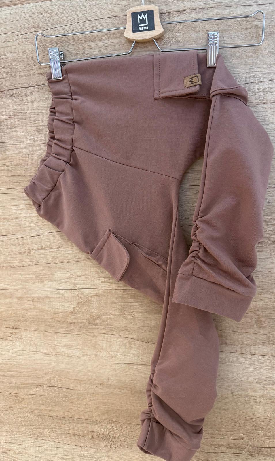 Spodnie bojówki Brązowe Mimi