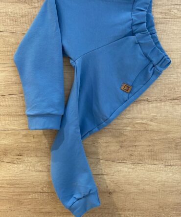 Spodnie "krzywa nóżka" niebieskie Mimi