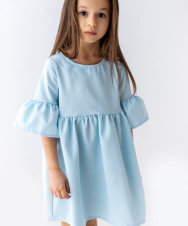 Błękitna sukienka wizytowa BELLA Lily Grey