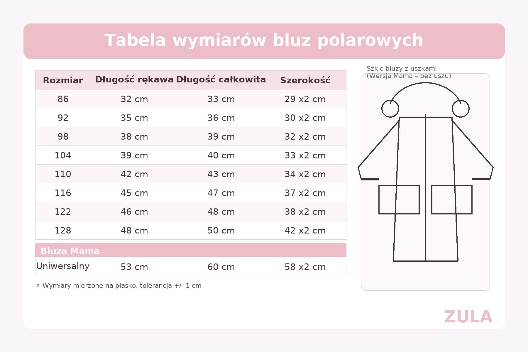 Bluza polarowa CYTRYNOWA dla dziecka Zula handmade - obrazek 2