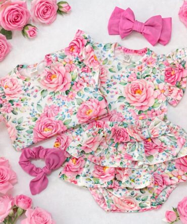 Body / bluzka różowe kwiaty Haydi