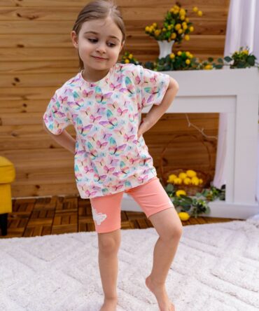 Bluzka oversize Pastelowe Motylki Helen