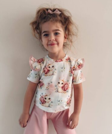 Bluzka w ślimaczki dla dziewczynki By o baby