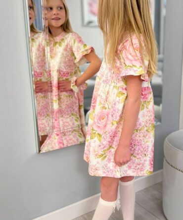 Sukienka dla dziewczynki w kwiaty Haydi
