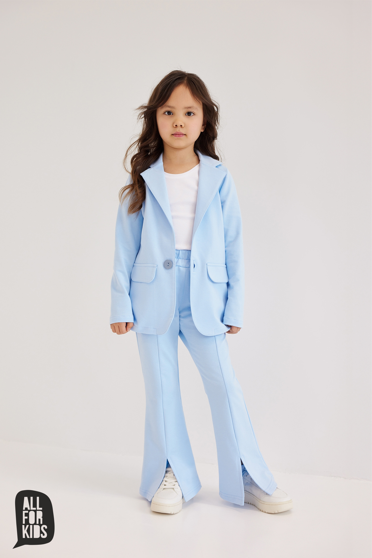 Komplet dziewczęcy BŁĘKITNY All for kids