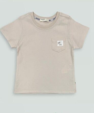 Beżowa bluzka t-shirt chłopięcy Breeze