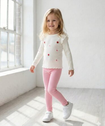 Bluzka ecru z haftem Mam Ten Luz