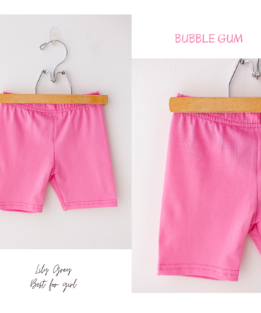 Różowe krótkie spodenki dla dziewczynki Lily Grey