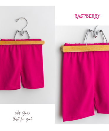 Fuksjowe Krótkie spodenki dla dziewczynki Lily Grey