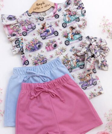 Bluzka dla dziewczynki w skuterki Haydi