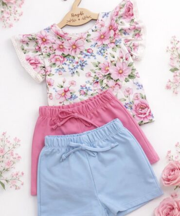 Body / Bluzka dla dziewczynki w kwiaty Haydi