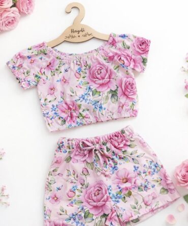 Komplet na lato w kwiaty Haydi