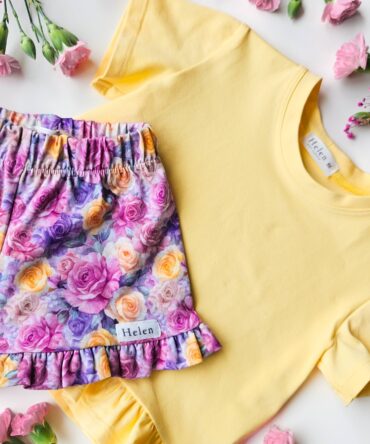 Bluzka oversize z falbanką BANAN Helen