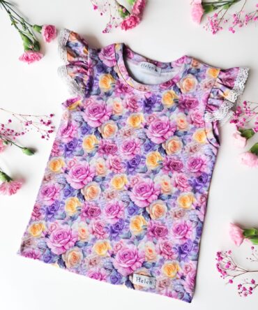 Bluzka kolorowe różyczki Helen