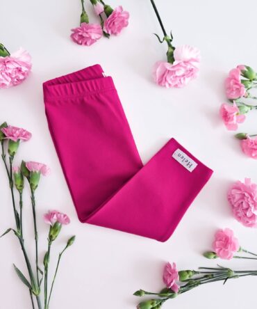 Legginsy dla dziewczynki malinowe Helen