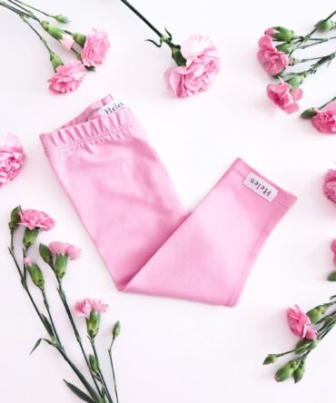 Legginsy dla dziewczynki jasny róż Helen