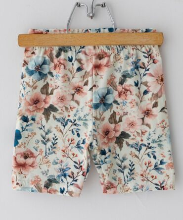 Szorty w retro kwiaty dla dziewczynki Lily Grey