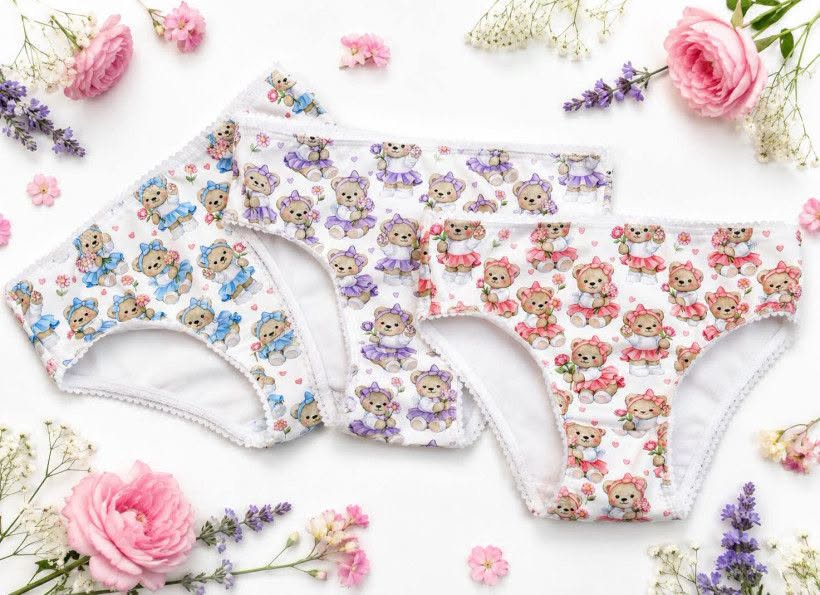 Majtki w misie dla dziewczynki 3-pack Haydi