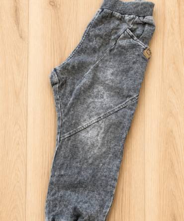 Spodnie a la jeansowe dekatyzowany jeans szary Mimi