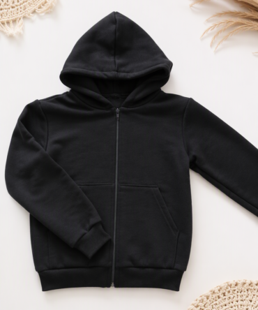 Bluza z kapturem CZARNA