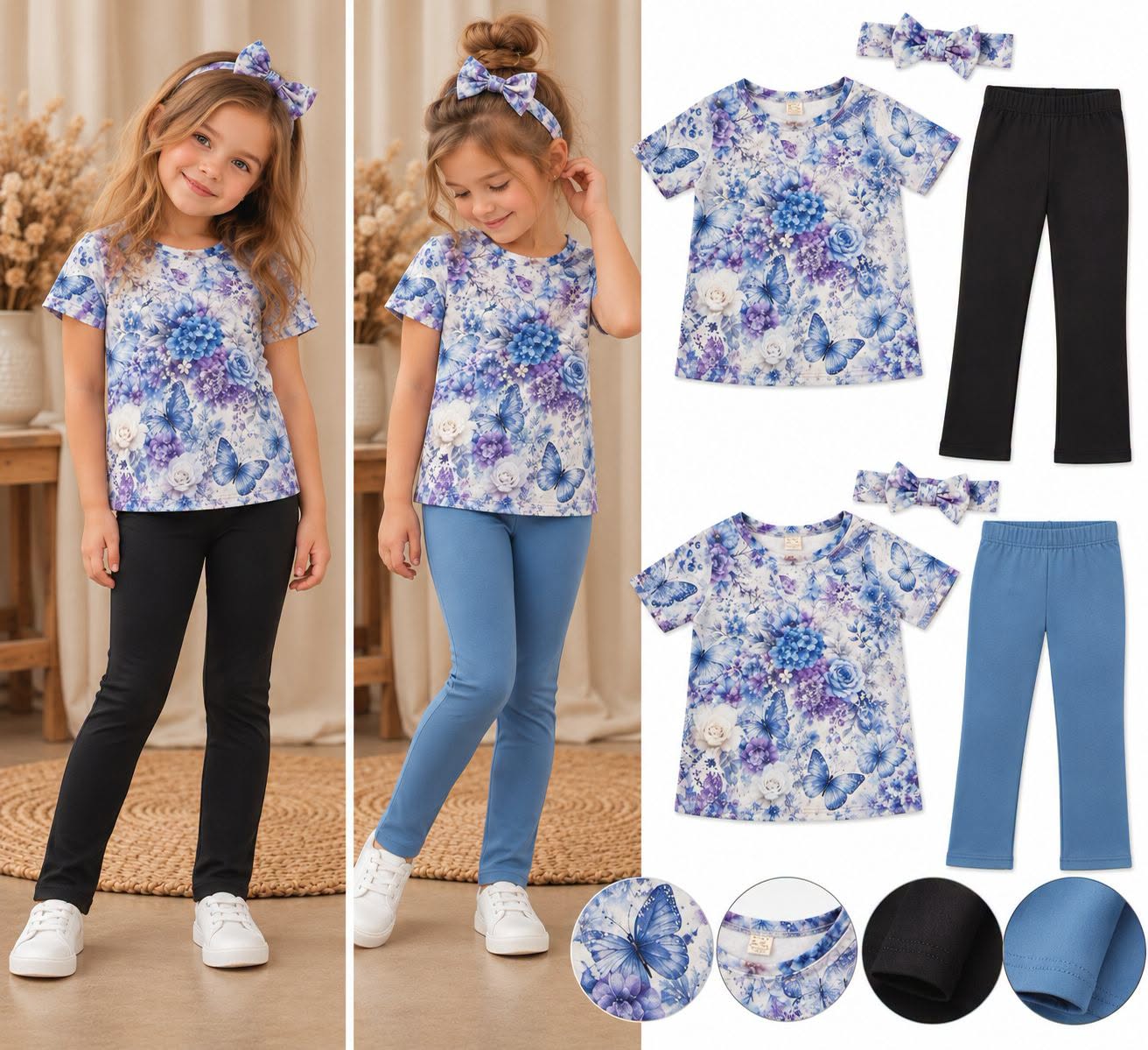 T-shirt w zimowe kwiaty kolekcja limitowana Haydi