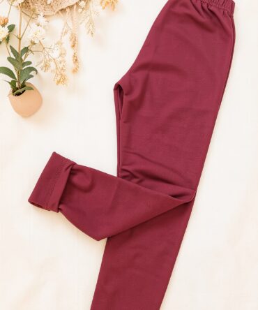 Legginsy dla dziecka OCIEPLANE BORDO Lambda